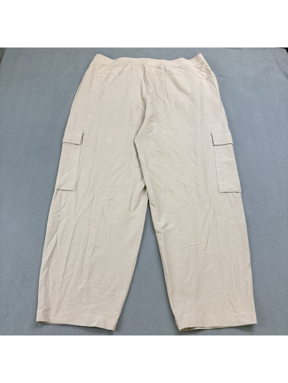 Eileen Fisher Washable Stretch Crepe Cargo Pants Women’s Size XL - Picture 2 of 9